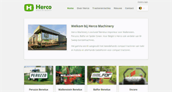 Desktop Screenshot of herco-machinery.com