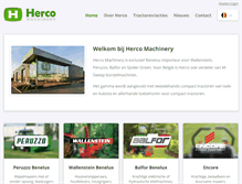 Tablet Screenshot of herco-machinery.com